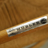 Set of four original oak dining chairs, model J39, by Børge Mogensen for F.D.B. Mobler, Denmark 1960