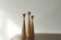 Scandinavian Wooden Candleholders, Set of 3