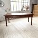 Table de ferme ou table de drapier noyer massif 1900