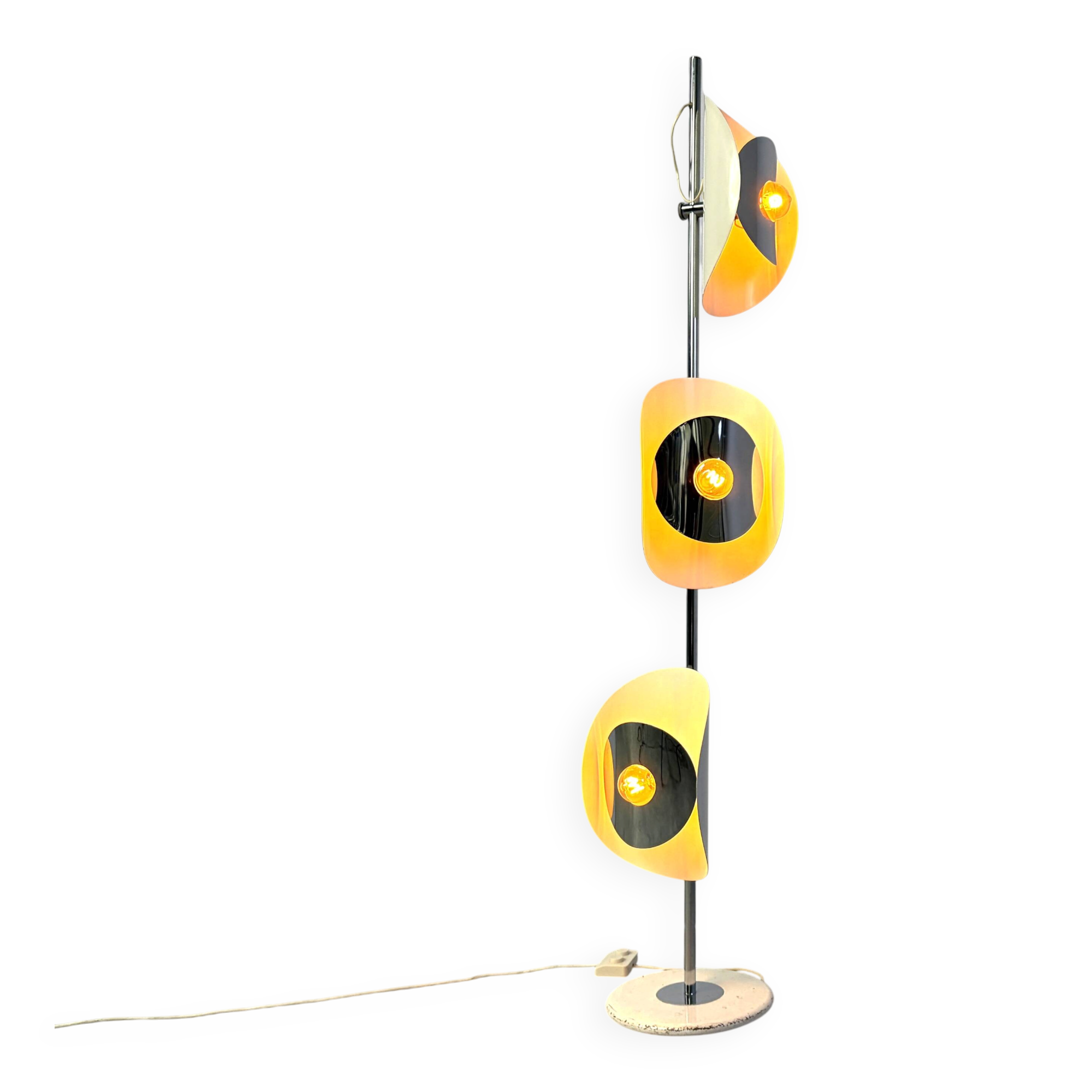 Mid century floor lamp by Brevetatto Italy, 1960s