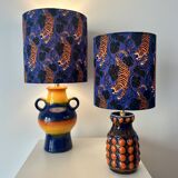 Upcycled table lamp made from an original Dümler & Breiden Pop Art vase.