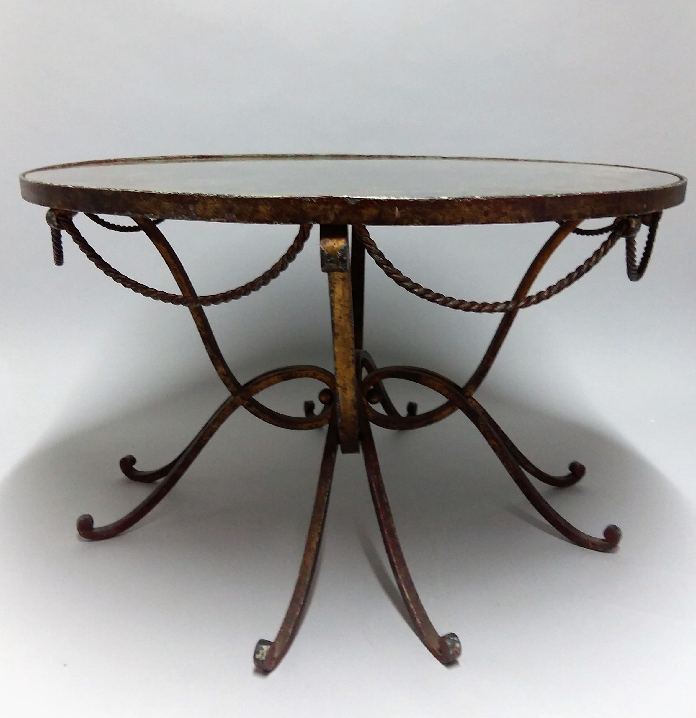 Coffee table  wrought iron