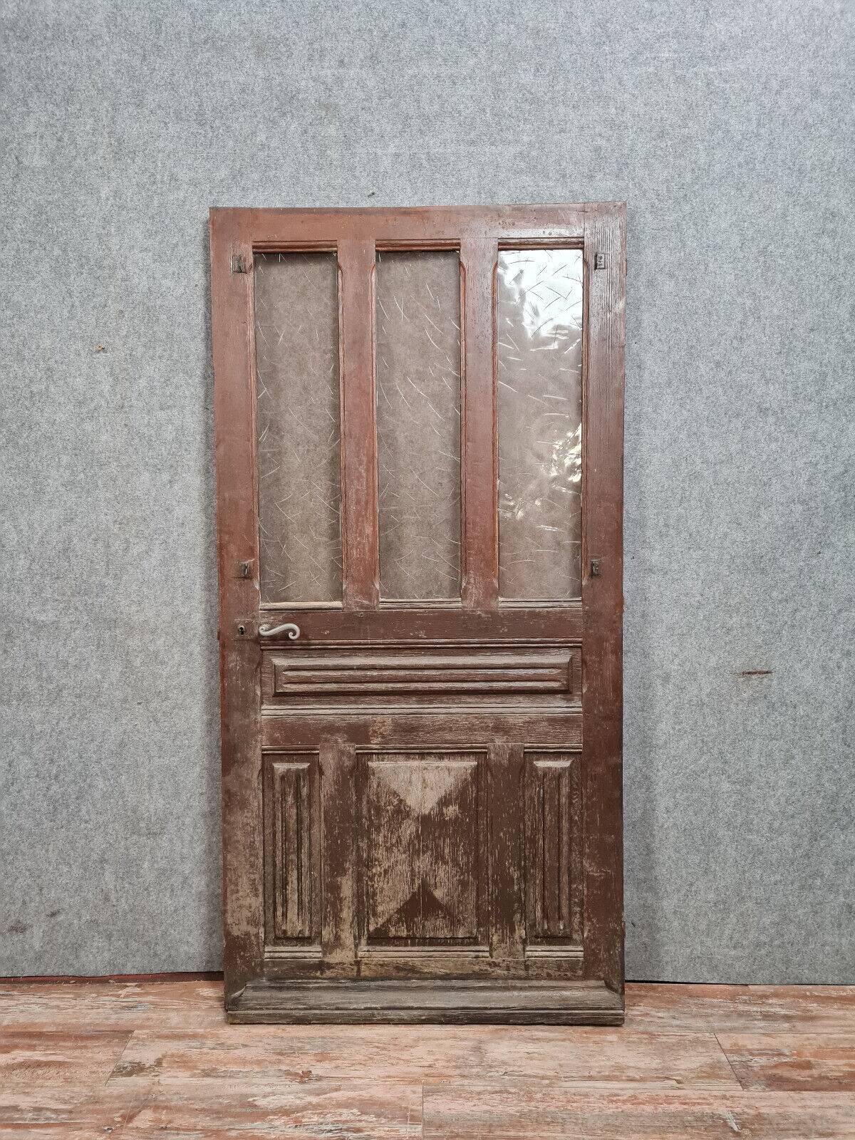 Art Deco period door in solid wood circa 1930-1940 (B)