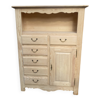 Bahut 1 porte / 6 tiroirs