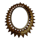 Spaanse vintage zonnespiegel modèle ovale, Spanje, jaren 60