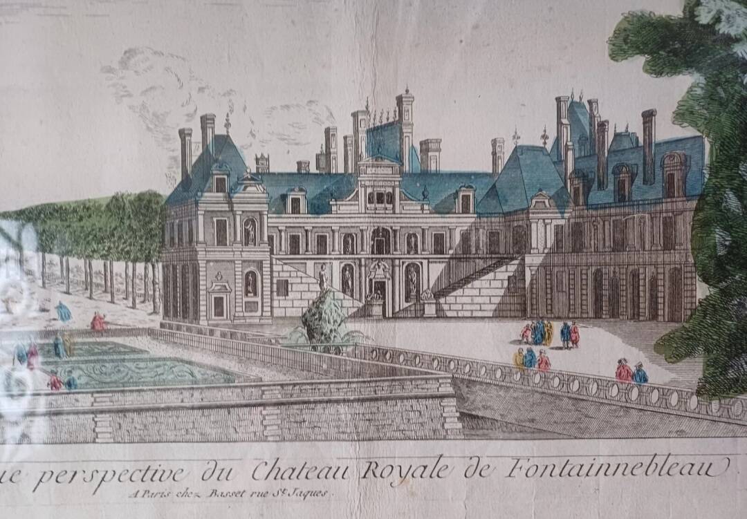 Optical view of the Château de Fontainebleau