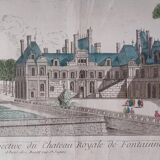 Optical view of the Château de Fontainebleau