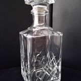 Carafe à whisky vintage en cristal taillé