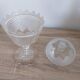 Vintage cut crystal trinket box