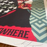 Shepard fairey (obey), american range, signed and dated offset lithograph