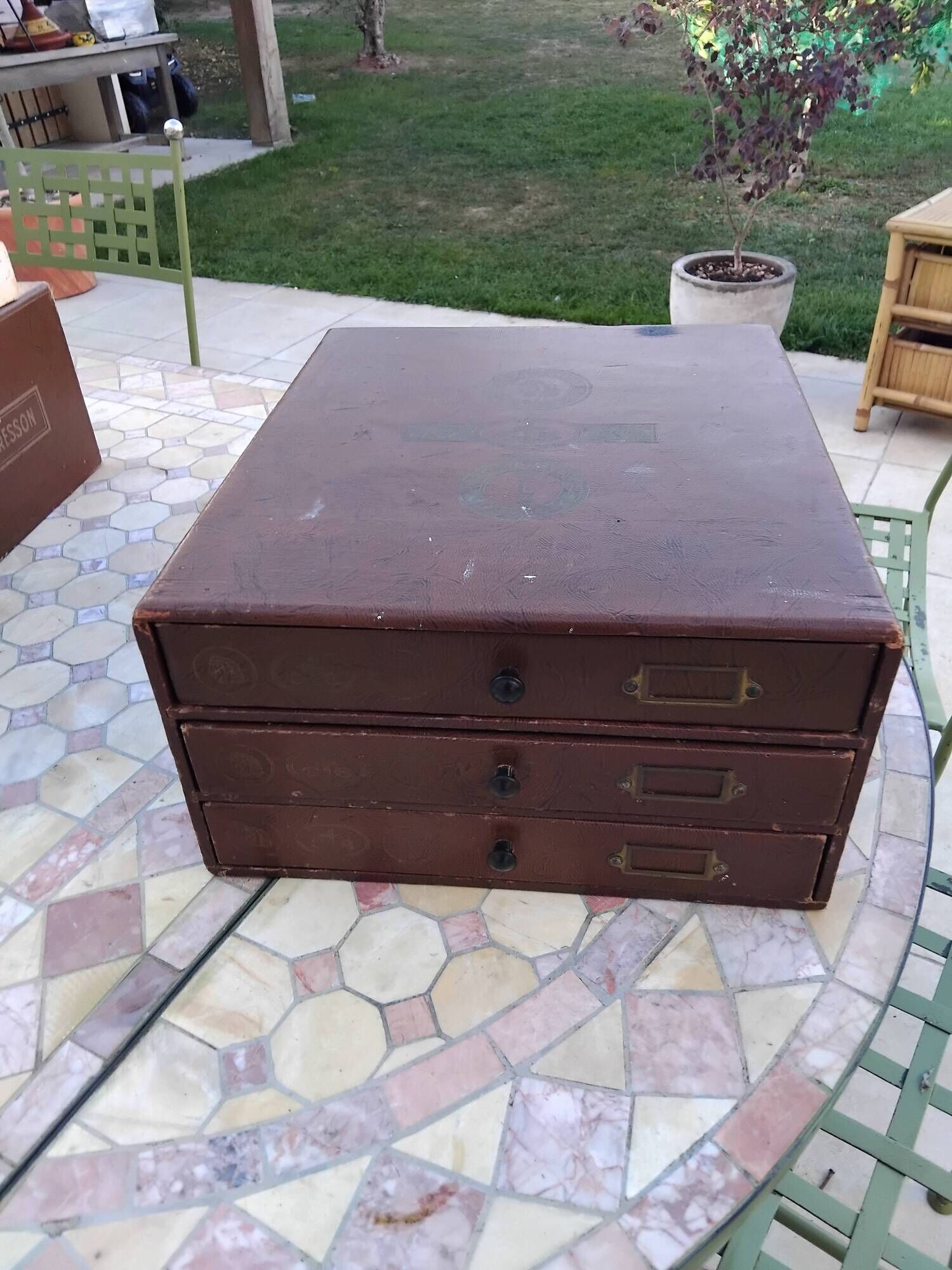 Vintage Thiriez Cartier Bresson drawer cabinet for haberdashery.