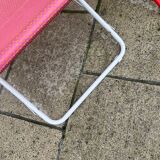 Bahama duo of deck chairs – EMU – Folding – Red and white