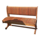 banquette coffre vintage en hêtre