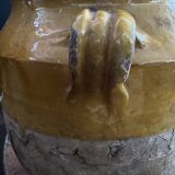 Pot à confit en terre cuite vernissée