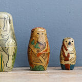 Russian dolls, matryoshka, animals