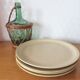 4 flat plates beige Jars France