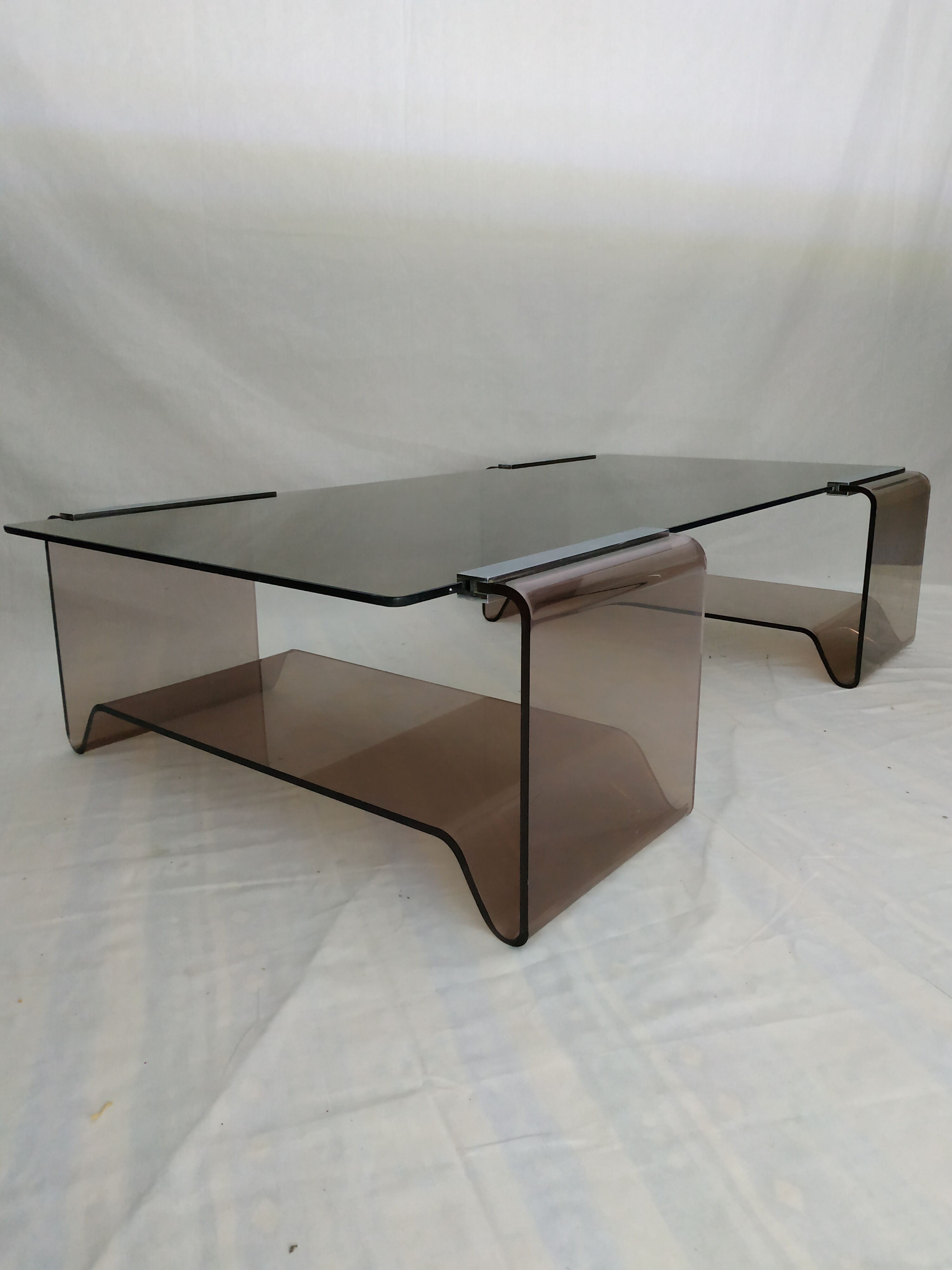 Vintage coffee table by Michel Dumas years 70