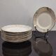 White and golden dessert plates Villeroy and Boch