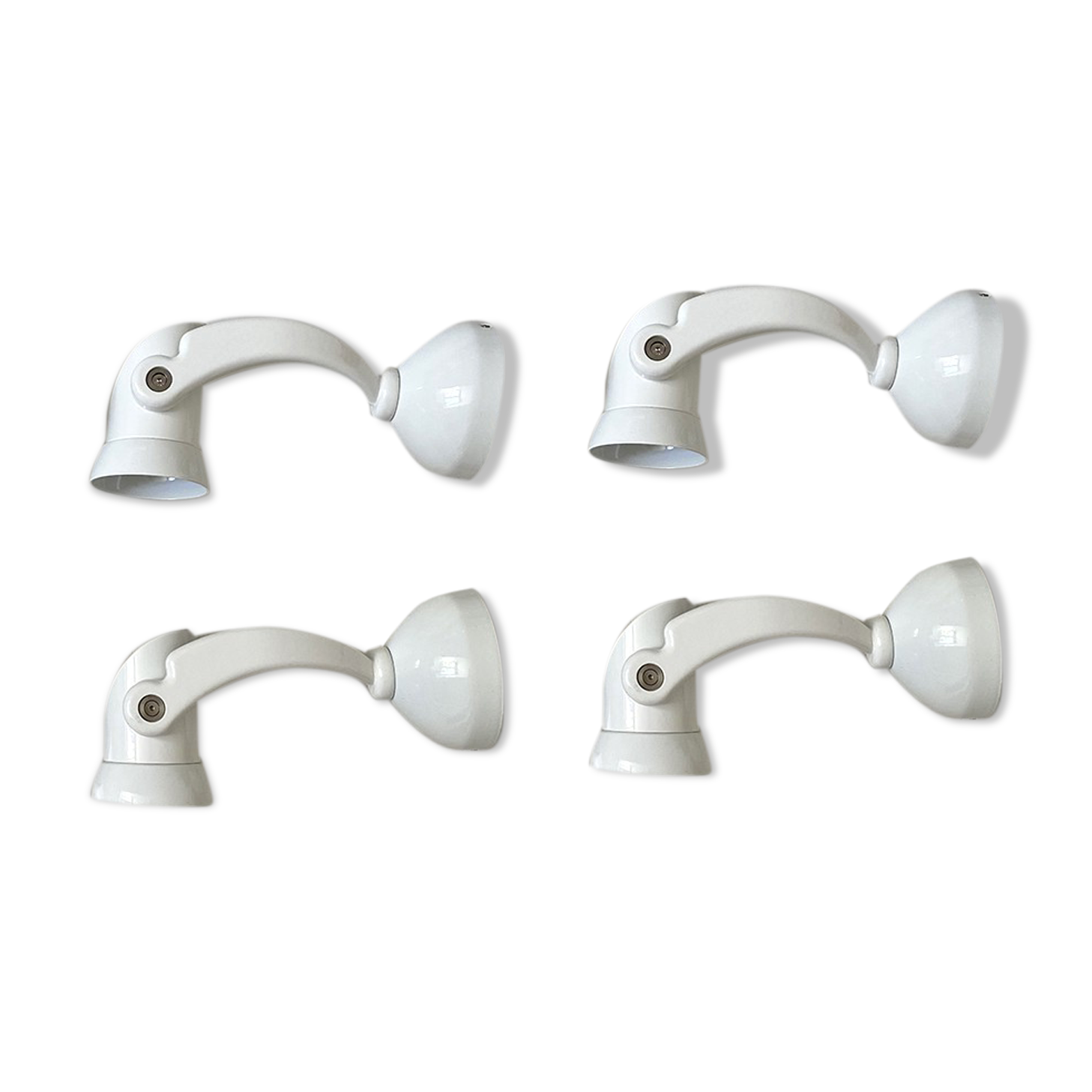 Lot of 4 sconces Biffi Luce made in Italy