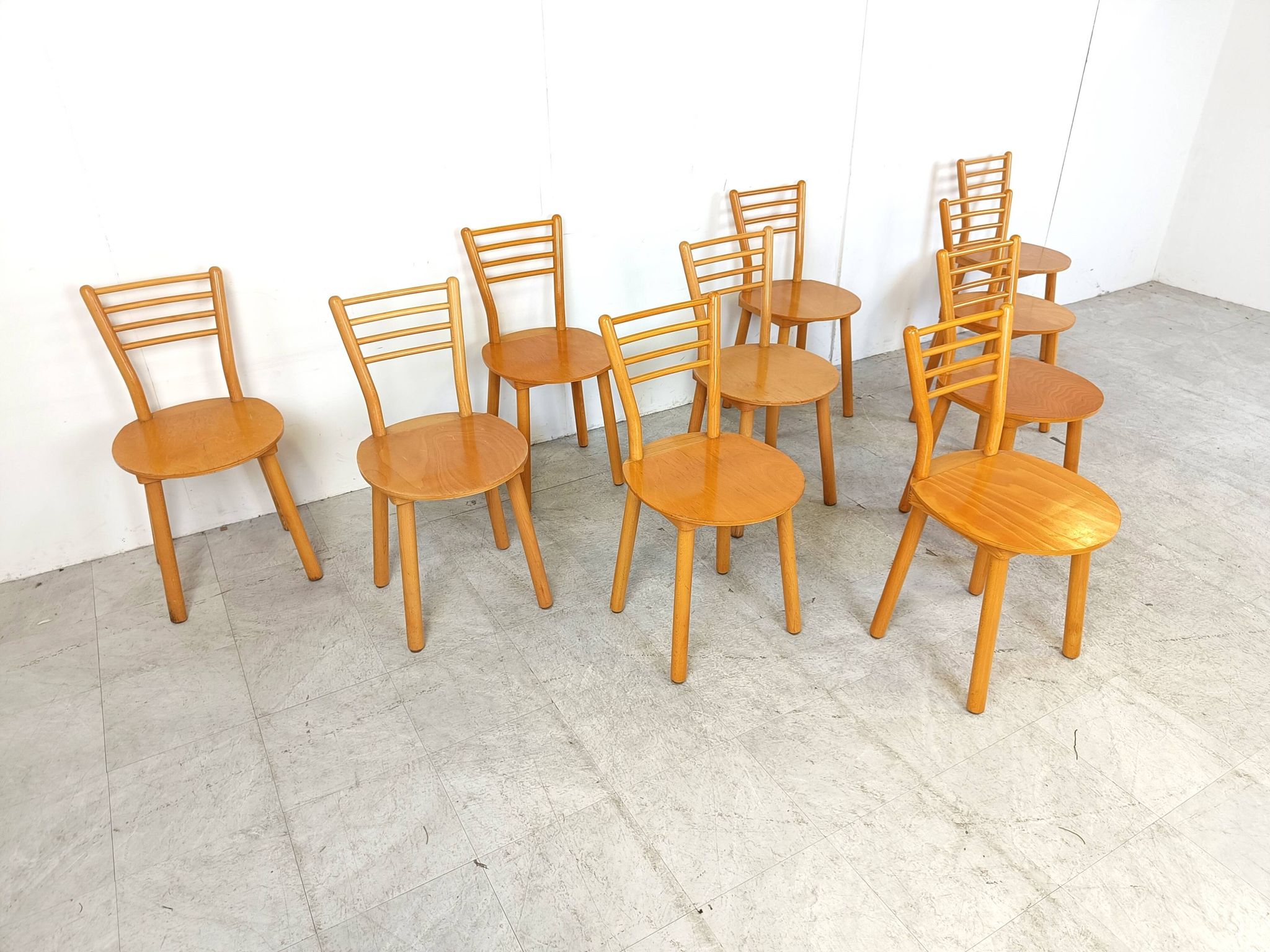 Chaises de salle à manger vintage scandinaves, 1970
