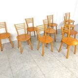 Chaises de salle à manger vintage scandinaves, 1970