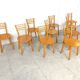 Vintage scandinavian dining chairs, 1970s