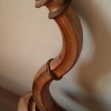 Coat holder vintage light wood