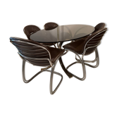 Table et chaises style Gastone Rinaldi