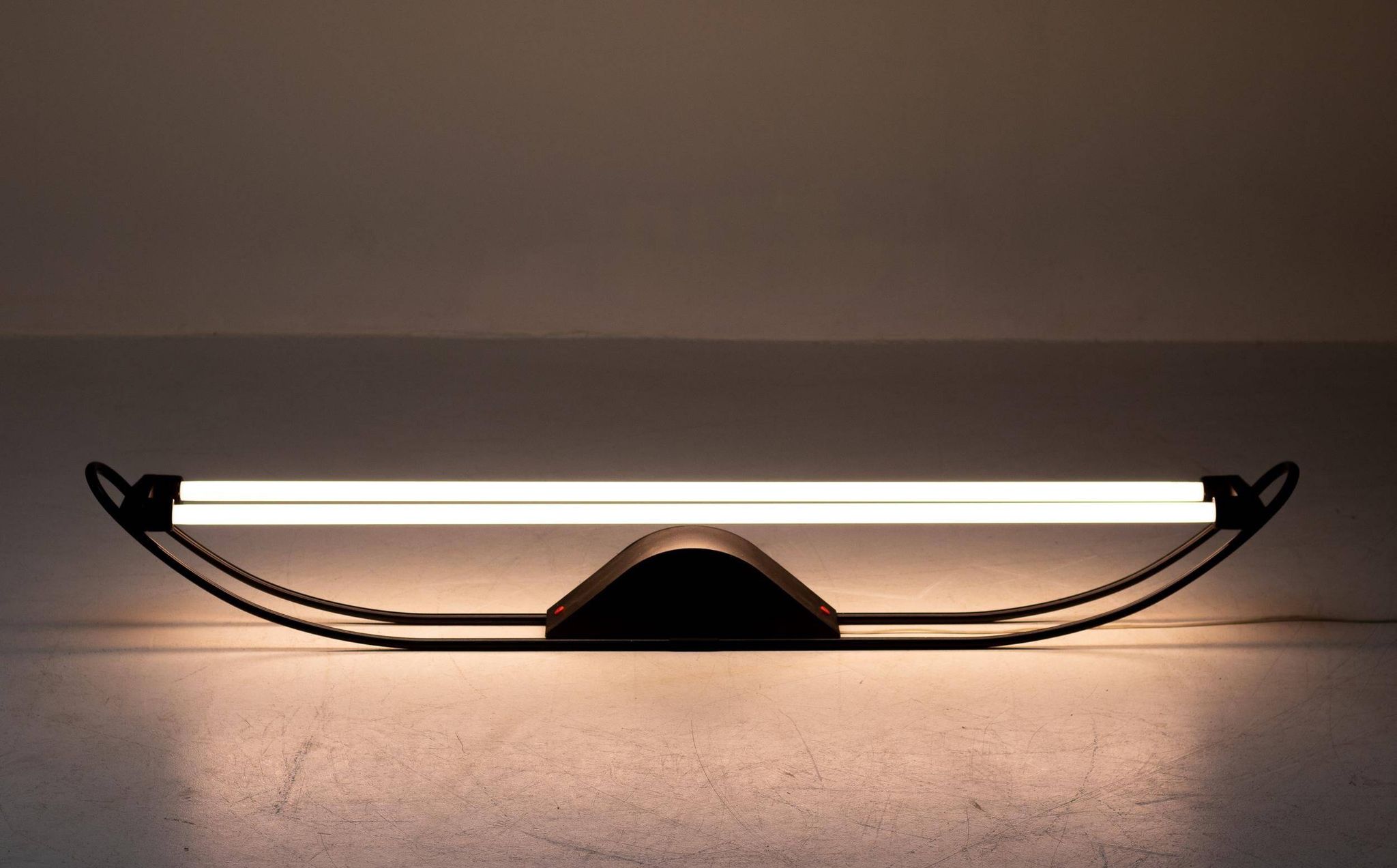 Floor lamp or fluorescent wall light from the 1980s by Gian Nicola Gigante for Zerbetto.
