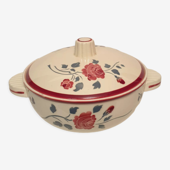 Earthenware tureen of badonviller model rosador