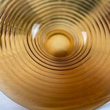 Thick smoked crystal cut, 70s