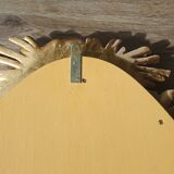 Gilded mirror signed Vincenzo Fancelli