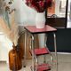 Stool stepladder formica vintage
