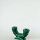 slip candle holder, Green, St Clément, 1960