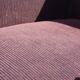 Paire de fauteuils vintage pied compas velours violet 1950s