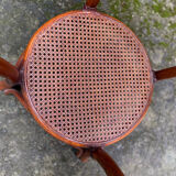 Table basse vintage en rotin