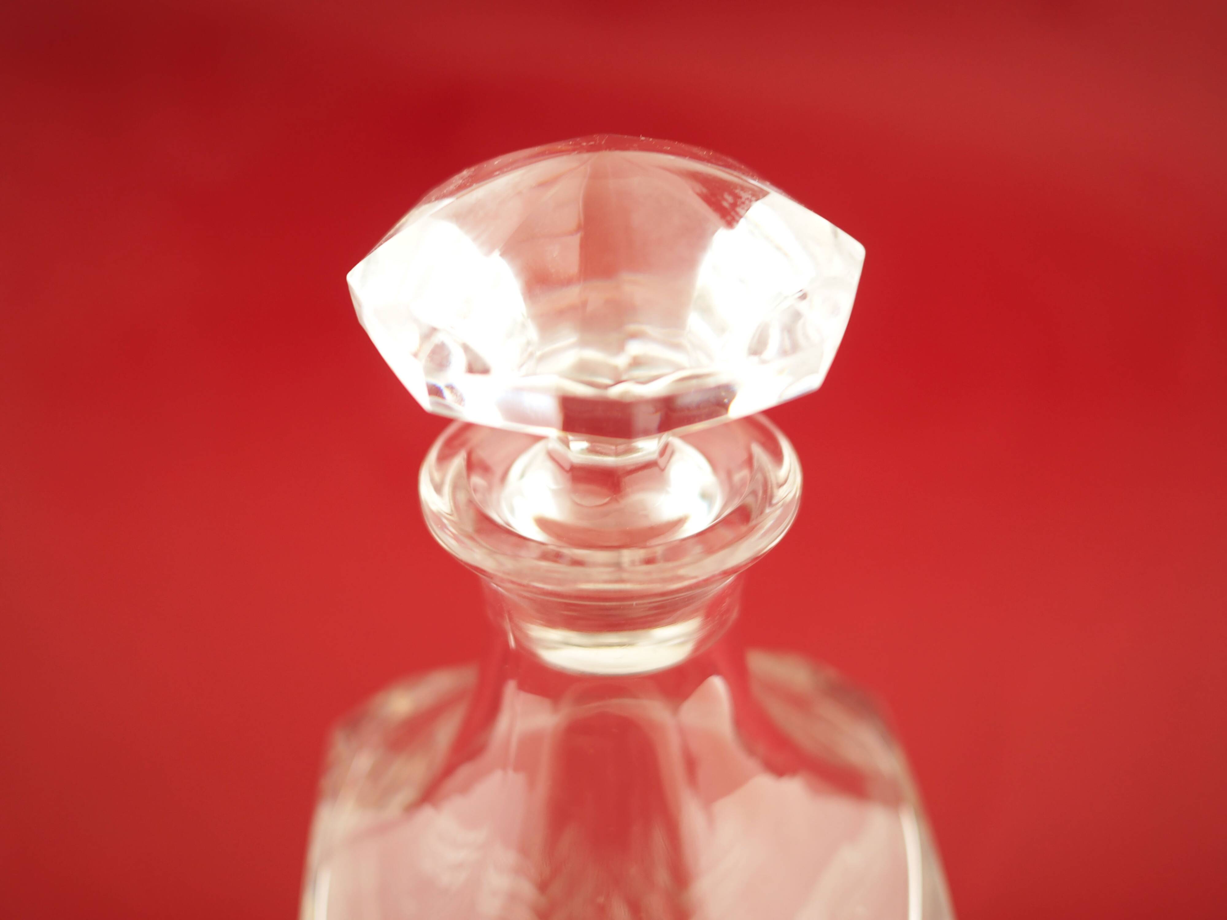 Glass decanter, Danish design, 1970s, production: Denmark