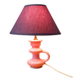 60s ceramic candle holder lamp