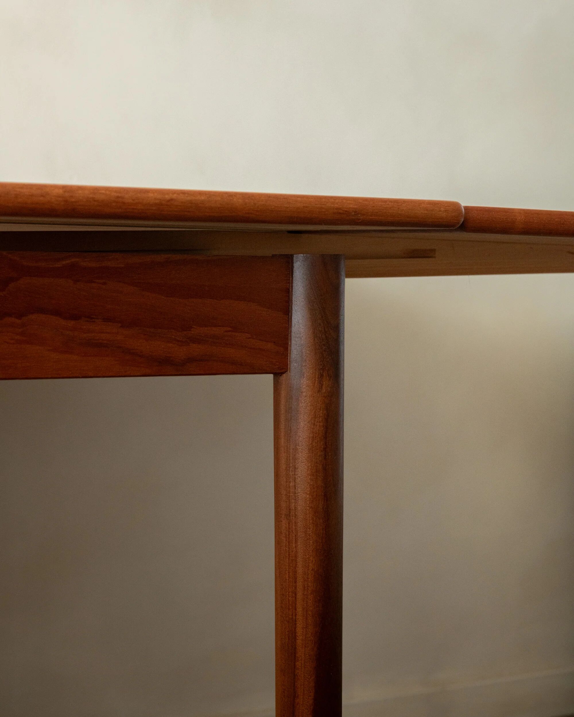 Danish modern teak extendable dining table model 24 by Ansager Møbler 1960s