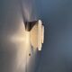 Set of 2 J.T. Kalmar ice glass wall lamps sconce, 1970s, Germany