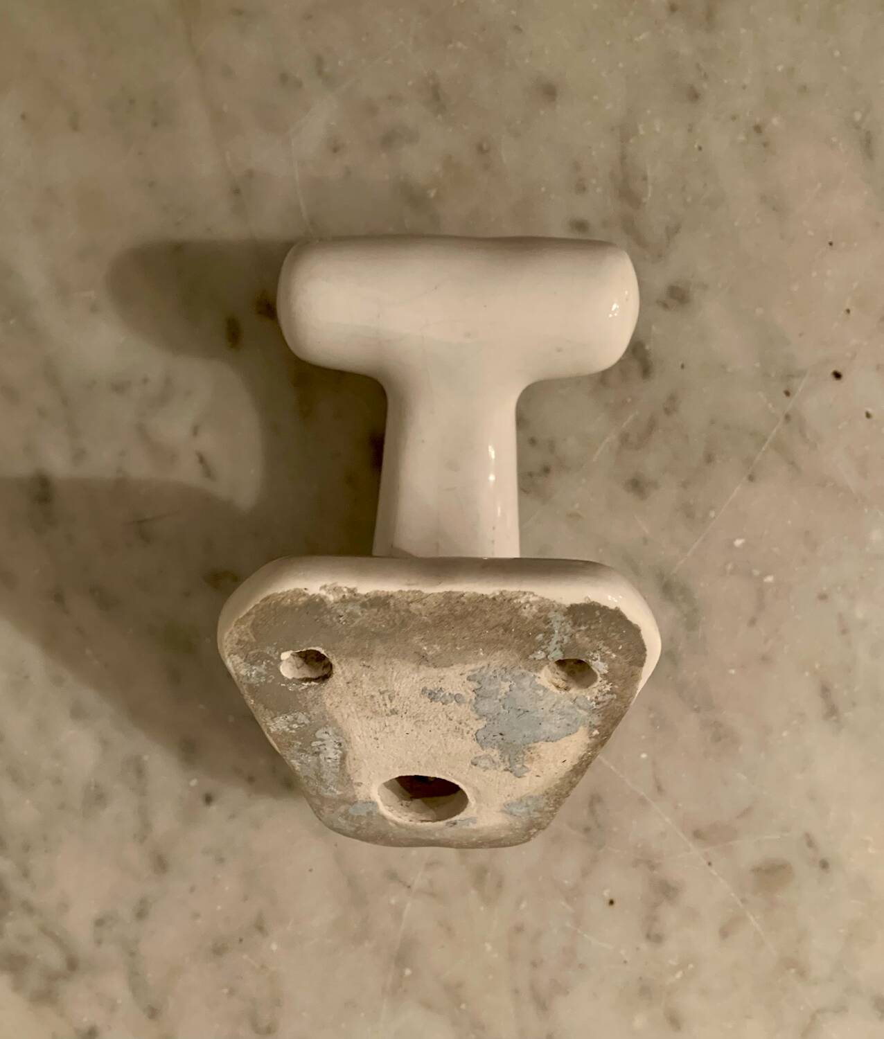 Ceramic coat hook