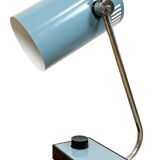 Lampe de table bleue vintage, années 1960