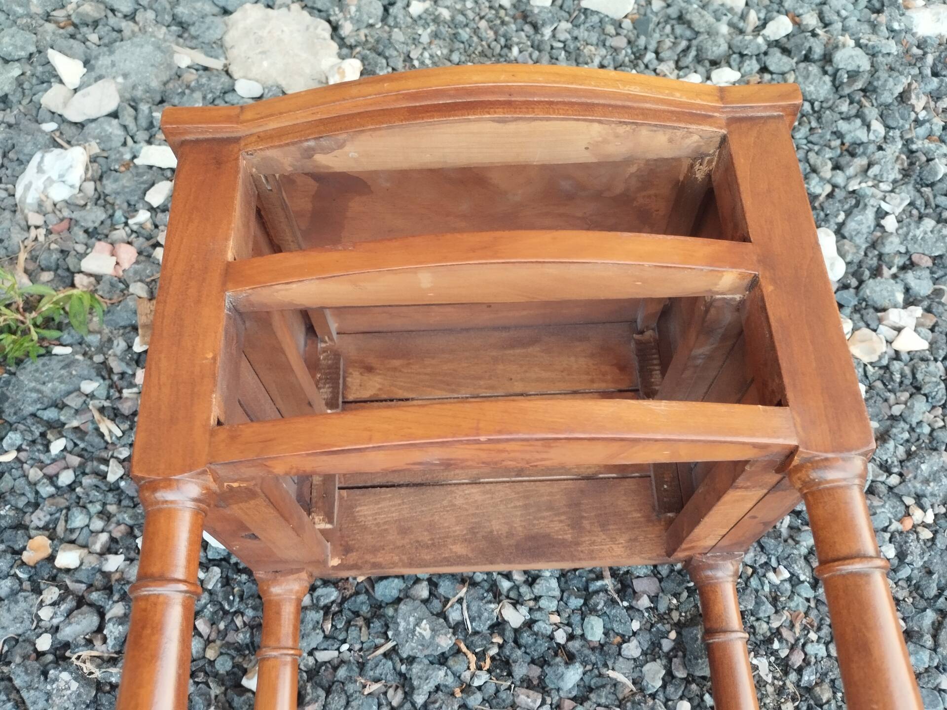 Antique bedside table in Louis XVI style