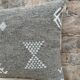 Moroccan kilim cushion cover handmade: Berber wool cushion