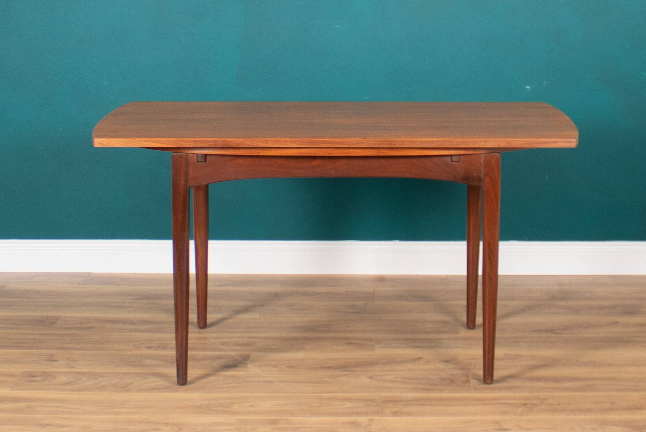 Retro Teak 1960s Elliots Of Newbury Mid Century Extending Dining Table & 6 Chairs