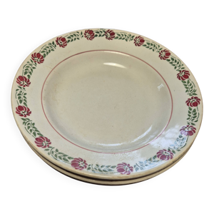 5 assiettes creuses orchies - loups