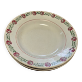 5 deep plates Orchies Moulin des Loups and Hamage iron ter.