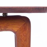 Table basse de Finn Juhl pour France Son, teck solide, vintage, milieu du siècle, Danemark