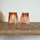 6 vintage “art deco” Rosaline glasses