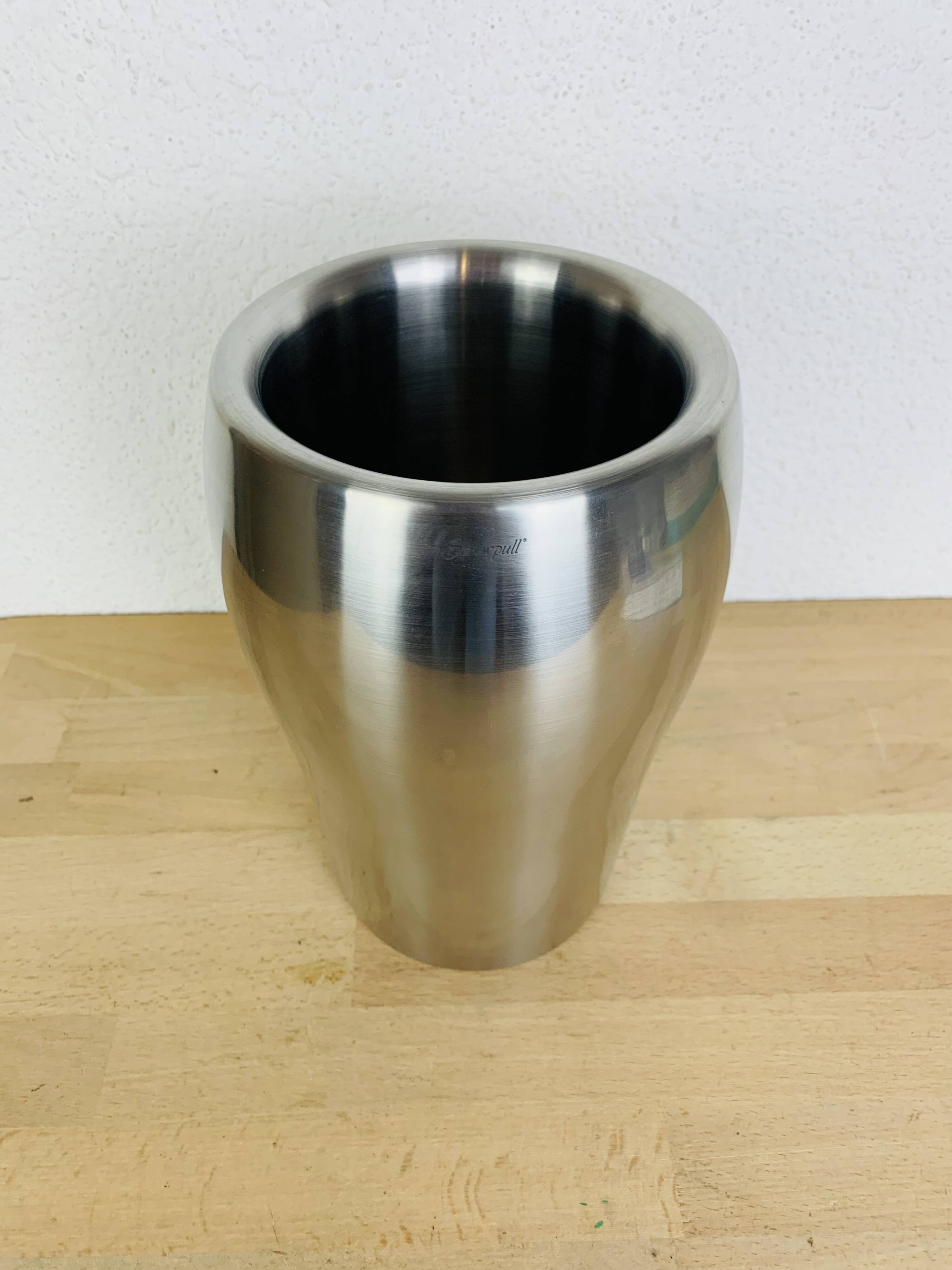 Screwpull design stainless steel wine bucket